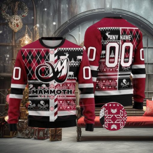 Colorado Mammoth Special Design Big Logo Ugly Christmas Sweater