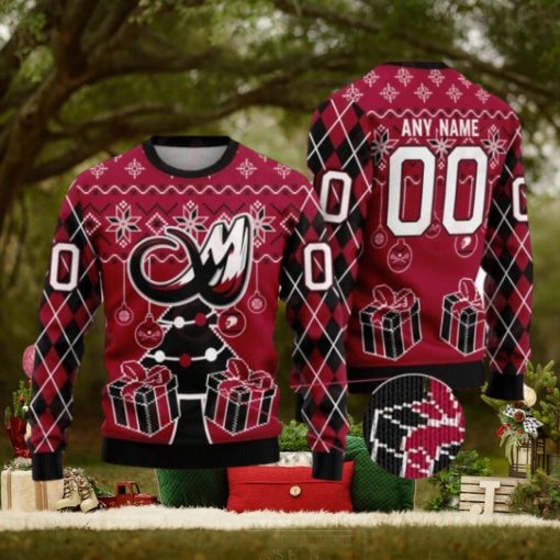 Colorado Mammoth Special Design Merry Matchup Light Up Ugly Christmas Sweater