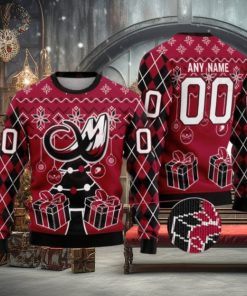 Colorado Mammoth Special Design Merry Matchup Light Up Ugly Christmas Sweater