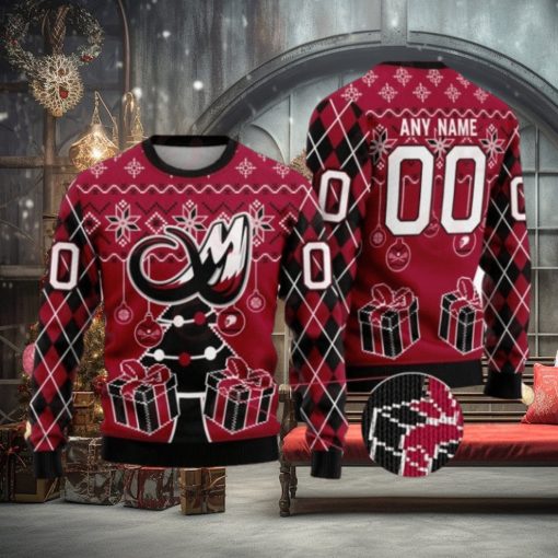 Colorado Mammoth Special Design Merry Matchup Light Up Ugly Christmas Sweater