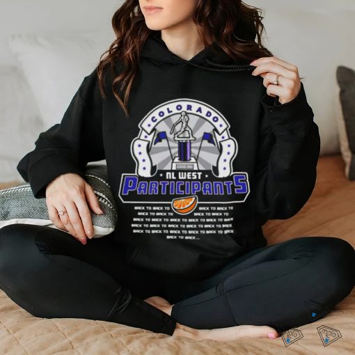 Colorado Nl West Participants back to hoodie, sweater, longsleeve, shirt v-neck, t-shirt