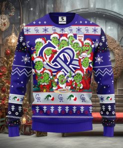 Colorado Rockies 12 Grinch Xmas Day Christmas Ugly Sweater