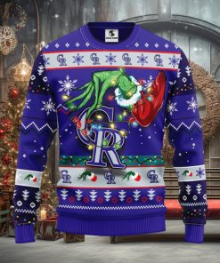 Colorado Rockies Grinch Christmas Ugly Sweater