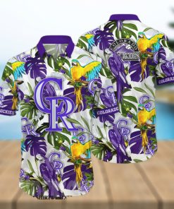 Colorado Rockies MLB Floral Full Print Unisex Hawaiian Shirt 1 Colorado Rockies MLB Floral Full Print Unisex Hawaiian Shirt