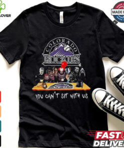 Colorado Rockies MLB Horror Movies Halloween You Can’t Sit With Us 2024 Shirt