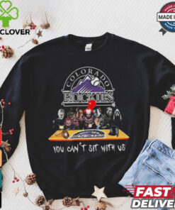 Colorado Rockies MLB Horror Movies Halloween You Can’t Sit With Us 2024 Shirt