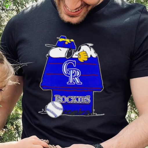 Colorado Rockies Snoopy And Woodstock The Peanuts Baseball shirt