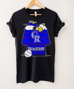 Colorado Rockies Snoopy And Woodstock The Peanuts Baseball shirt