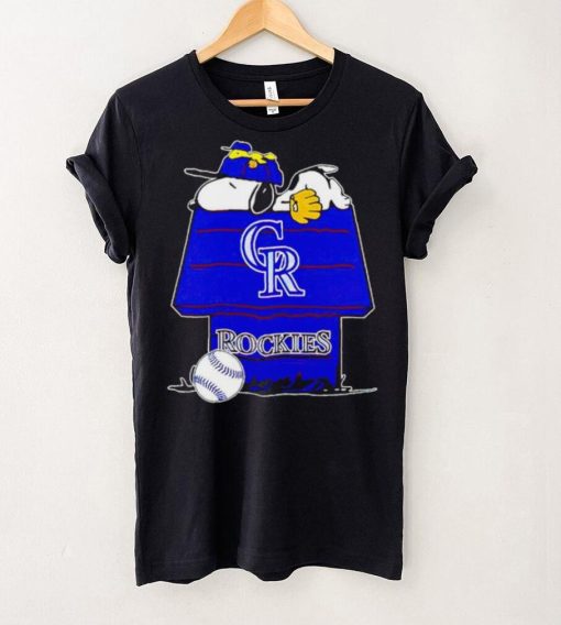 Colorado Rockies Snoopy And Woodstock The Peanuts Baseball shirt