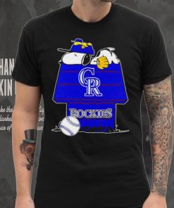 Colorado Rockies Snoopy And Woodstock The Peanuts Baseball shirt