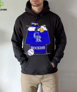Colorado Rockies Snoopy And Woodstock The Peanuts Baseball shirt