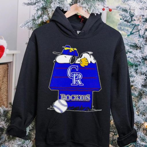 Colorado Rockies Snoopy And Woodstock The Peanuts Baseball shirt