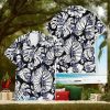 Colorado Rockies White Hibiscus Floral Tropical 3D Hawaiian Shirt For Men And Women