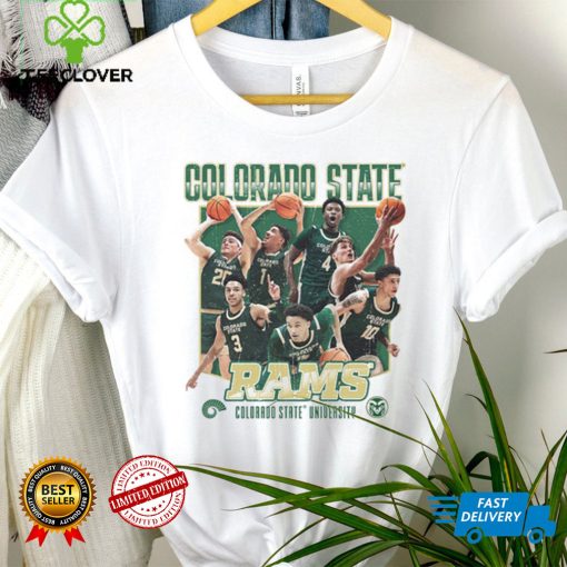 Colorado State NCAA Men’s Basketball Official 2023 2024 Post Season T Shirt