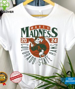 Colorado State Rams 2024 March Madness Mascot Shirt