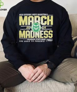 Colorado State Rams 2024 March Madness champion the road to Phoenix hoodie, sweater, longsleeve, shirt v-neck, t-shirt