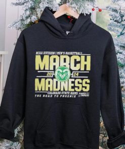 Colorado State Rams 2024 March Madness champion the road to Phoenix hoodie, sweater, longsleeve, shirt v-neck, t-shirt