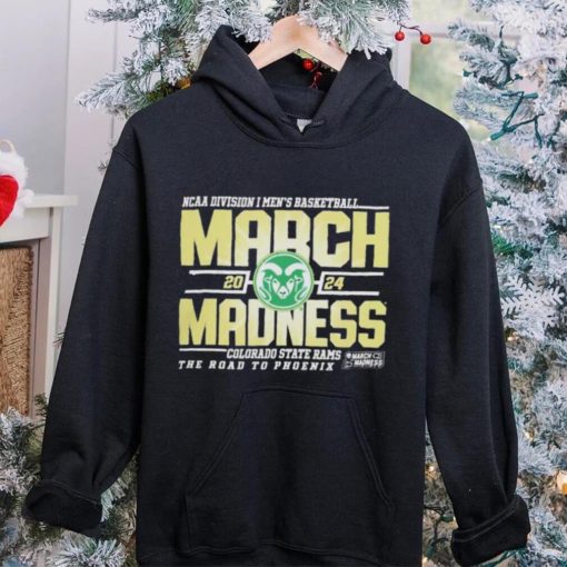 Colorado State Rams 2024 March Madness champion the road to Phoenix hoodie, sweater, longsleeve, shirt v-neck, t-shirt