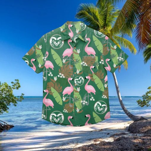 Colorado State Rams Floral Hawaiian Shirt