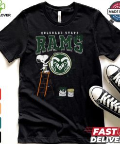 Colorado State Rams Snoopy Painting Shirt 1 Colorado State Rams Snoopy Painting Shirt