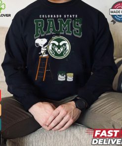 Colorado State Rams Snoopy Painting Shirt 2 Colorado State Rams Snoopy Painting Shirt