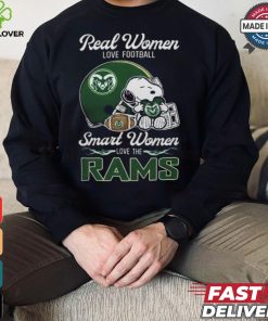 Colorado State Rams x Snoopy Real Women Love Football Smart Women Helmet 2024 Shirt