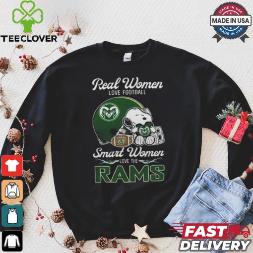 Colorado State Rams x Snoopy Real Women Love Football Smart Women Helmet 2024 Shirt