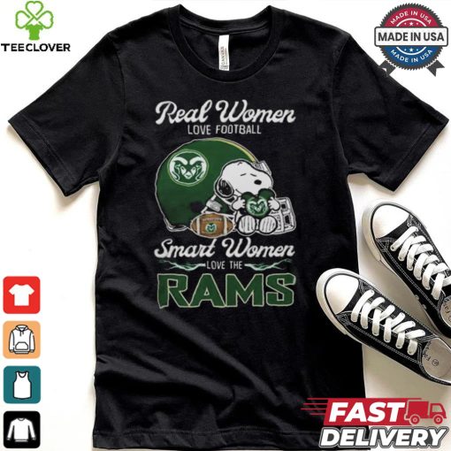 Colorado State Rams x Snoopy Real Women Love Football Smart Women Helmet 2024 Shirt