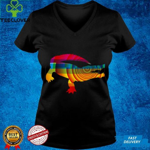 Colorful Alligator Crocodile Animal Reptile LGBT Rainbow Shirt 1