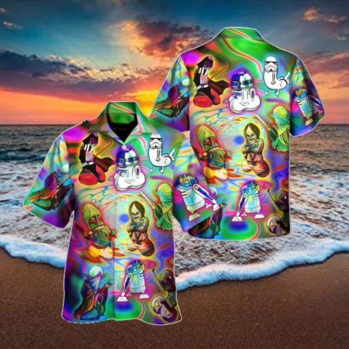 Colorful Funny Star Wars Hawaiian Shirt Unique Gift