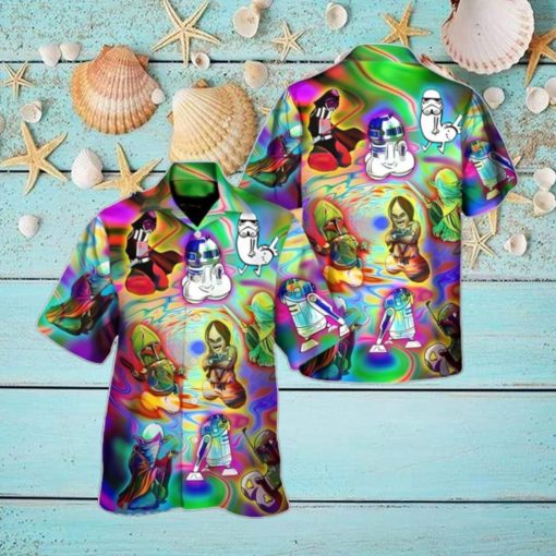 Colorful Funny Star Wars Hawaiian Shirt Unique Gift