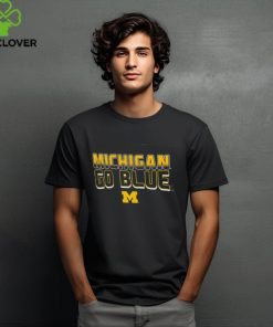 Colosseum Michigan Wolverines Navy Blue Creative Control shirt