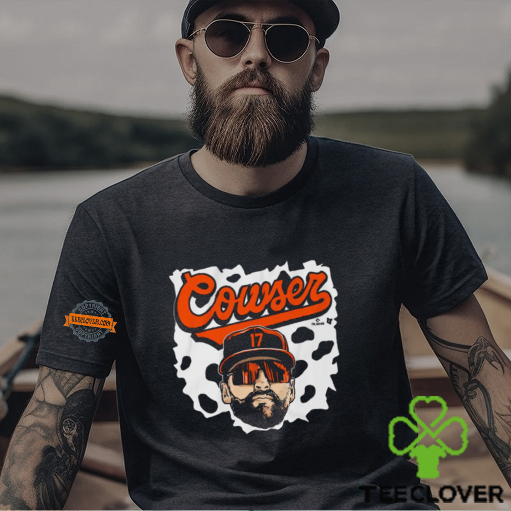 Colton Cowser Baltimore Orioles Cow Swag Head t shirt Colton Cowser Baltimore Orioles Cow Swag Head t shirt