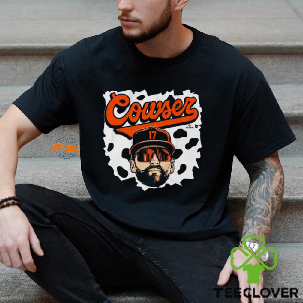 Colton Cowser Baltimore Orioles Cow Swag Head t shirt Colton Cowser Baltimore Orioles Cow Swag Head t shirt