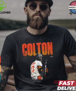 Colton Cowser MLB Baltimore Orioles Bold t shirt