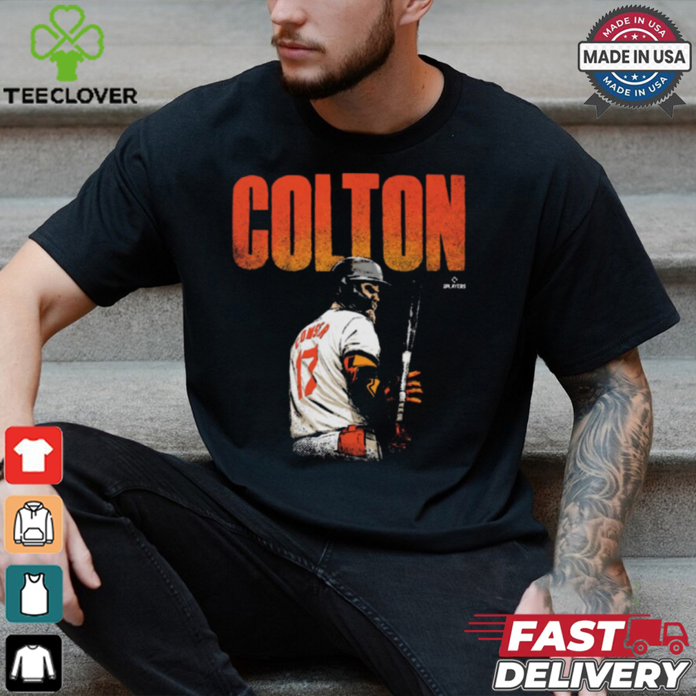 Colton Cowser MLB Baltimore Orioles Bold t shirt Colton Cowser MLB Baltimore Orioles Bold t shirt