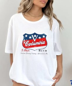 Columbia Beer Shenandoah Pa Logo T Shirt