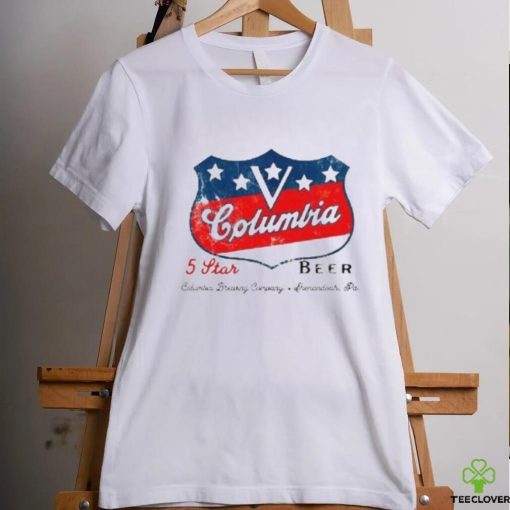 Columbia Beer Shenandoah Pa Logo T Shirt