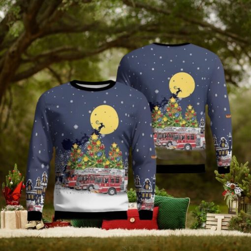 Columbia South Carolina Columbia Fire Department Ugly Christmas Sweaters