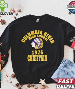 Columbia river high school 1976 chieftain shirt 1 Columbia river high school 1976 chieftain shirt