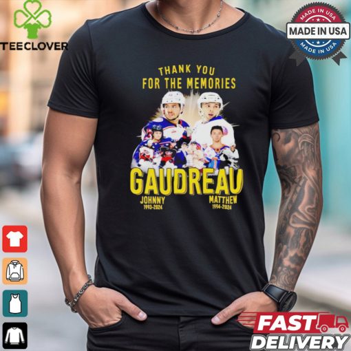 Columbus Blue Jackets Johnny Gaudreau Matthew Gaudreau 2024 T Shirt