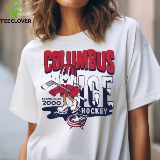 Columbus Blue Jackets Mitchell & Ness Youth Popsicle T Shirt