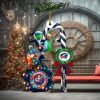 Kuromi Anime Funny Driving Jeep Moonlight Christmas Decorations Ornament