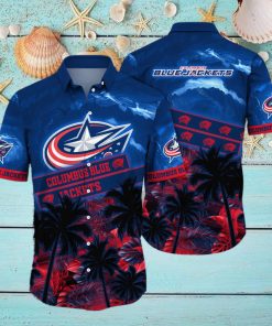 Columbus Blue Jackets NHL Hawaiian Shirt Ice Cream Seasontime Aloha Shirt