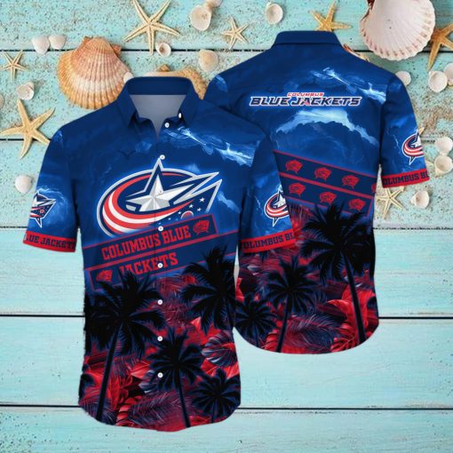 Columbus Blue Jackets NHL Hawaiian Shirt Ice Cream Seasontime Aloha Shirt