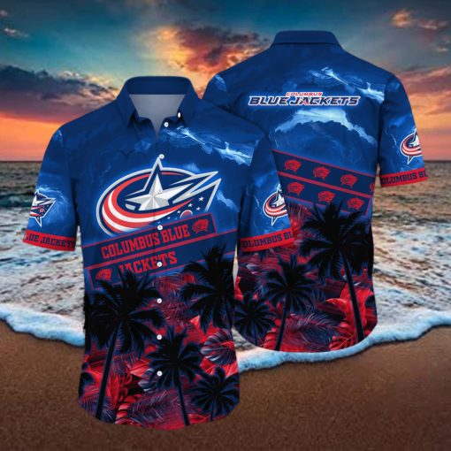 Columbus Blue Jackets NHL Hawaiian Shirt Ice Cream Seasontime Aloha Shirt