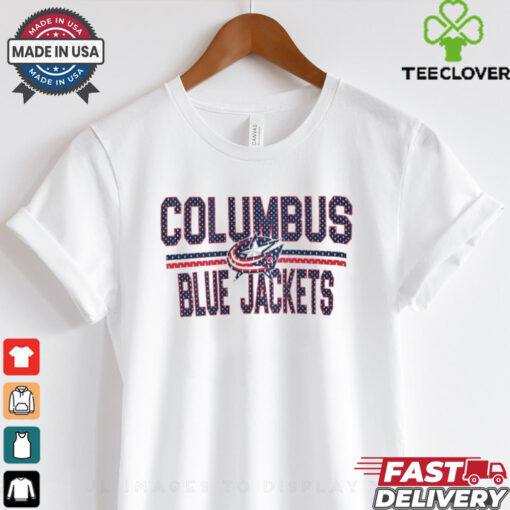 Columbus Blue Jackets Starter Mesh Look Team Name Logo Pullover hoodie, sweater, longsleeve, shirt v-neck, t-shirt