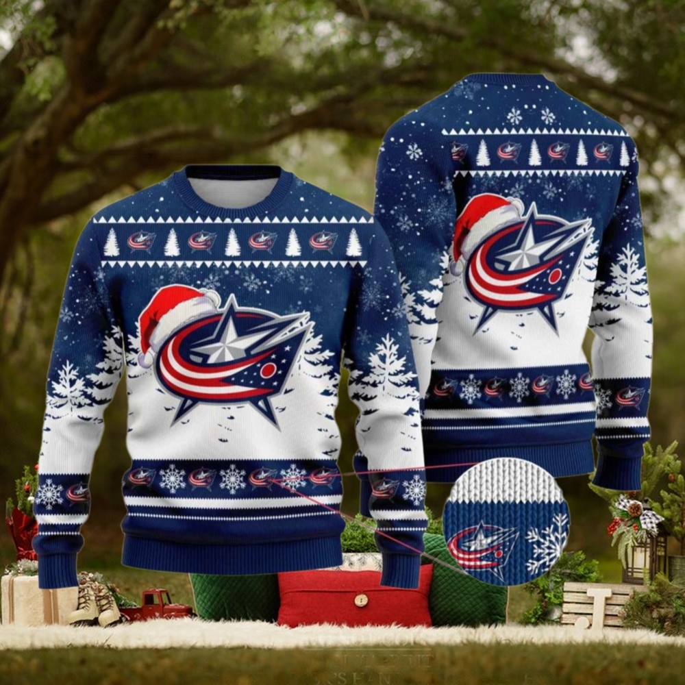 Columbus Blue Jackets Sweater, Funny Christmas Gift Ideas for Fans Columbus Blue Jackets Sweater, Funny Christmas Gift Ideas for Fans