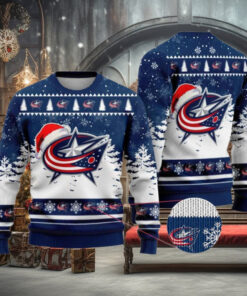 Columbus Blue Jackets Sweater, Funny Christmas Gift Ideas for Fans