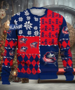 Columbus Blue Jackets Ugly Sweater Christmas